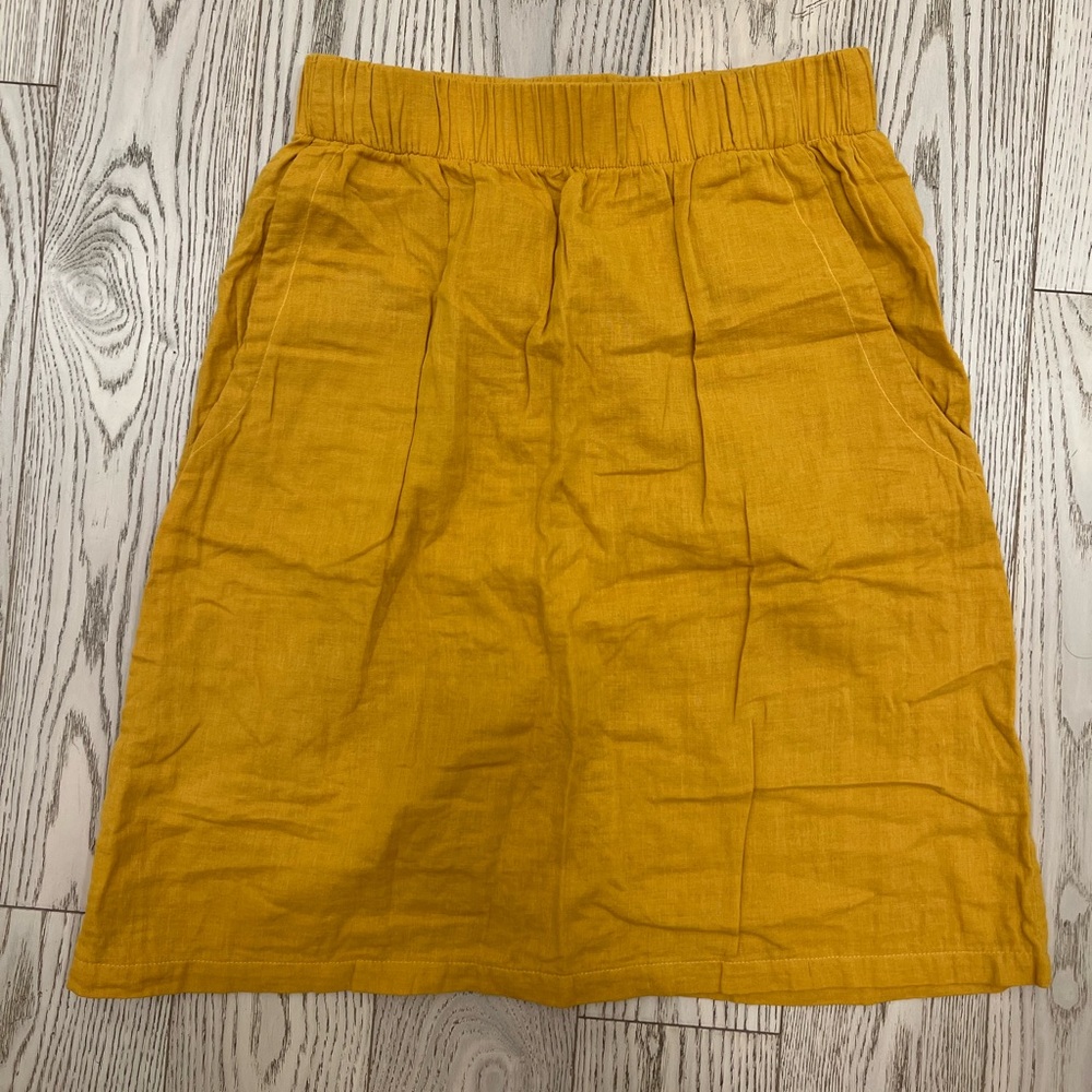 Mustard Yellow Skirt Atelier B